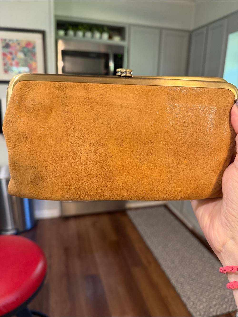 HOBO  Lauren Wallet golden brown. Like new